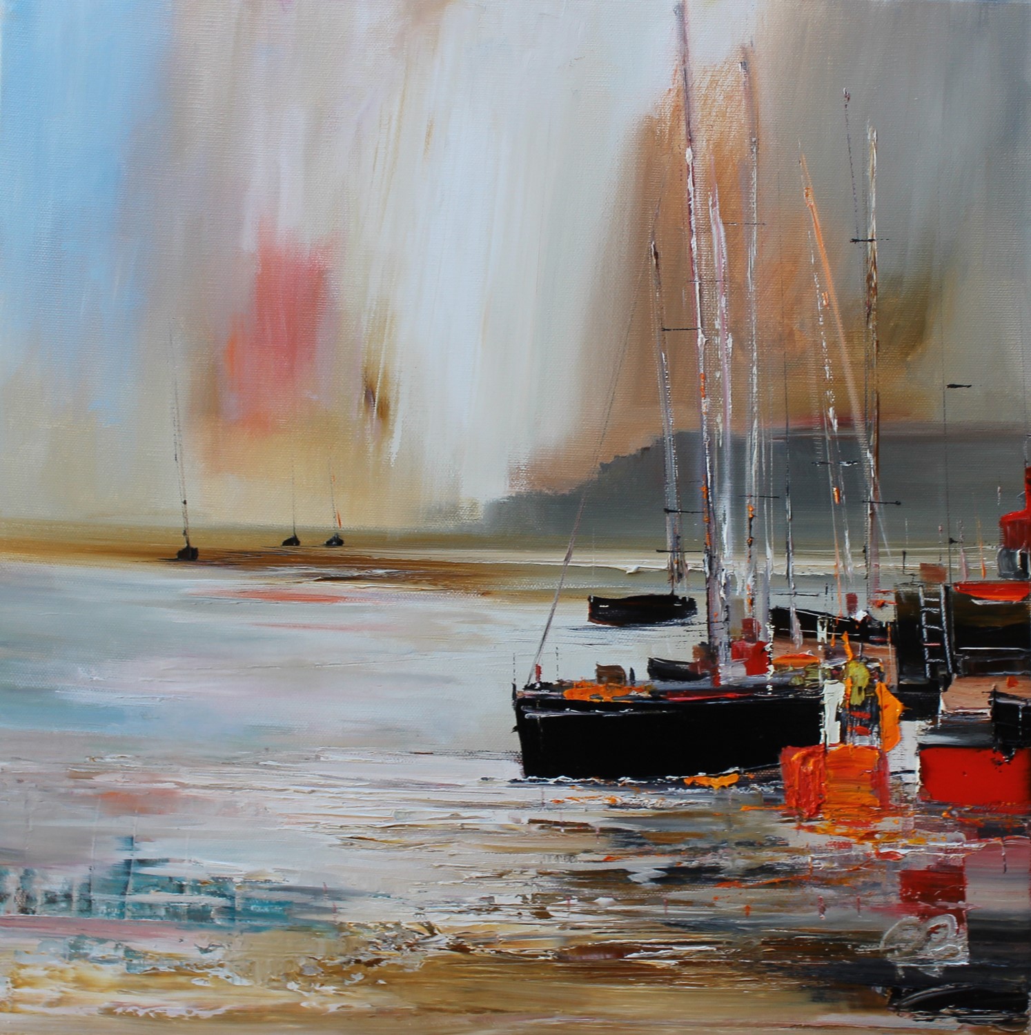 'Bright Harbour Colours ' by artist Rosanne Barr